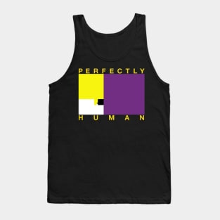 Perfectly Human - Non-Binary Flag Tank Top